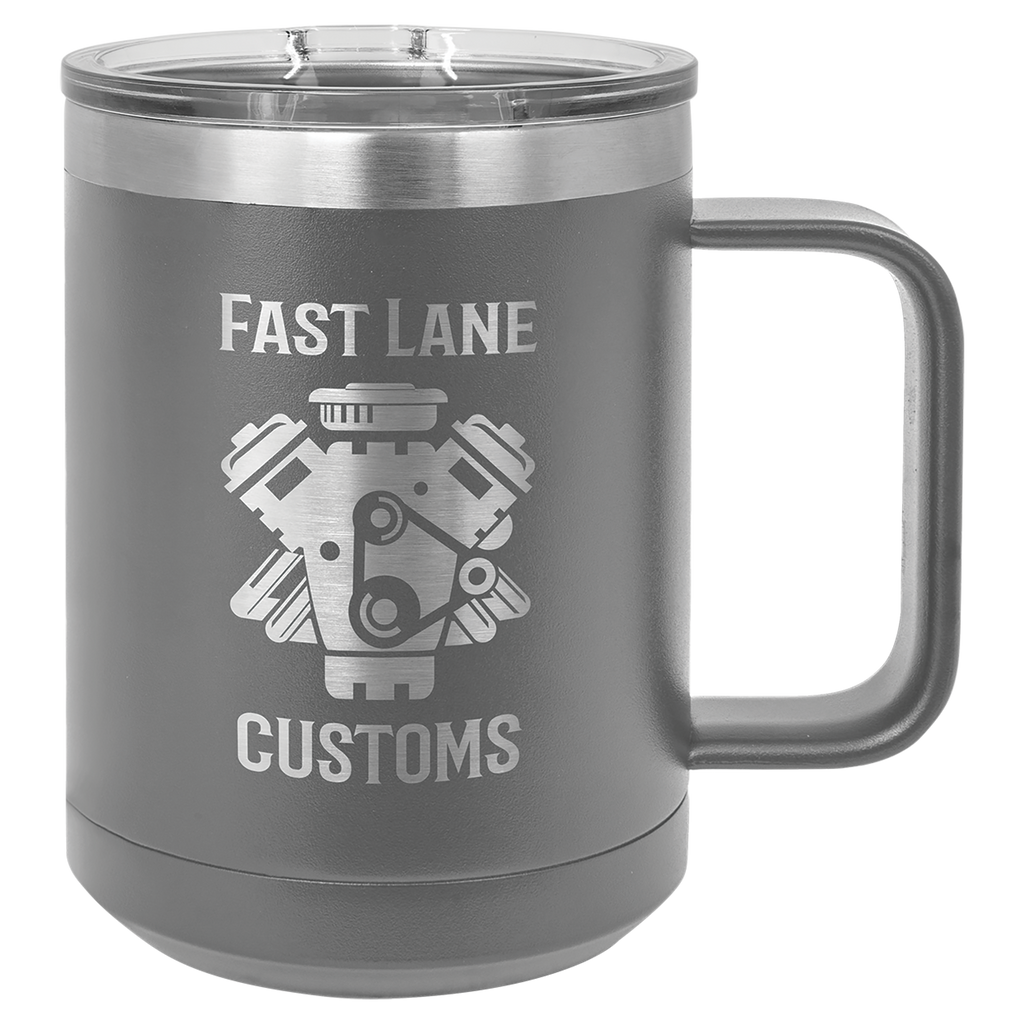 15oz insulated mug w/ slide lid