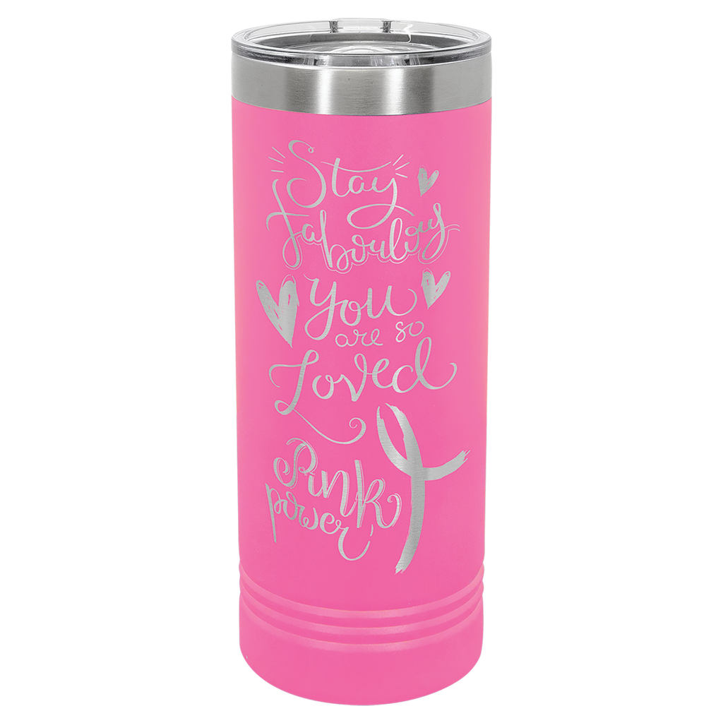 22oz Skinny Tumbler w/ slide lid