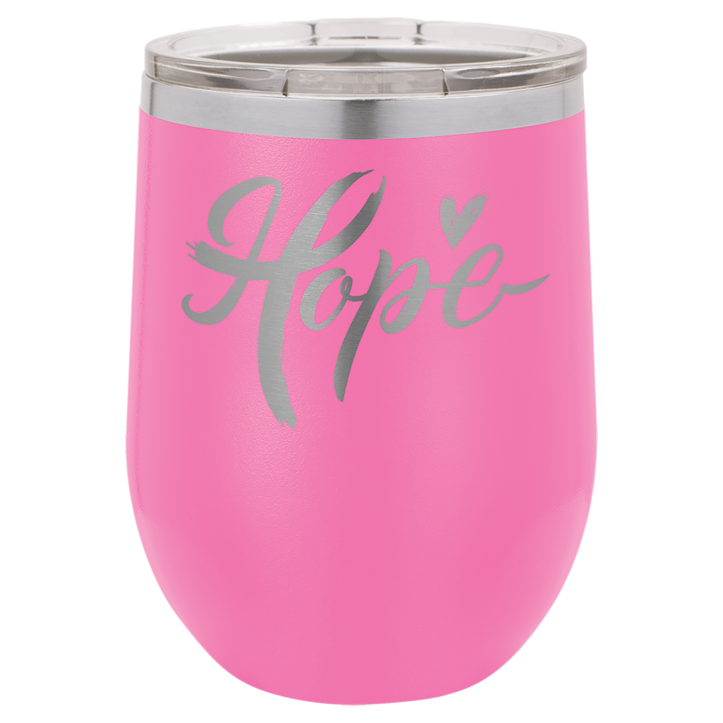 12oz insulated stemless wine tumbler