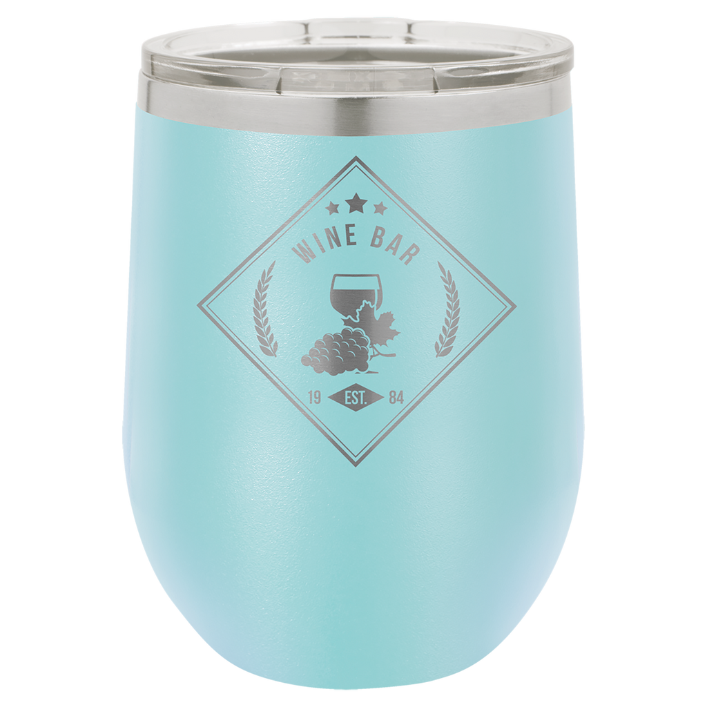 12oz insulated stemless wine tumbler