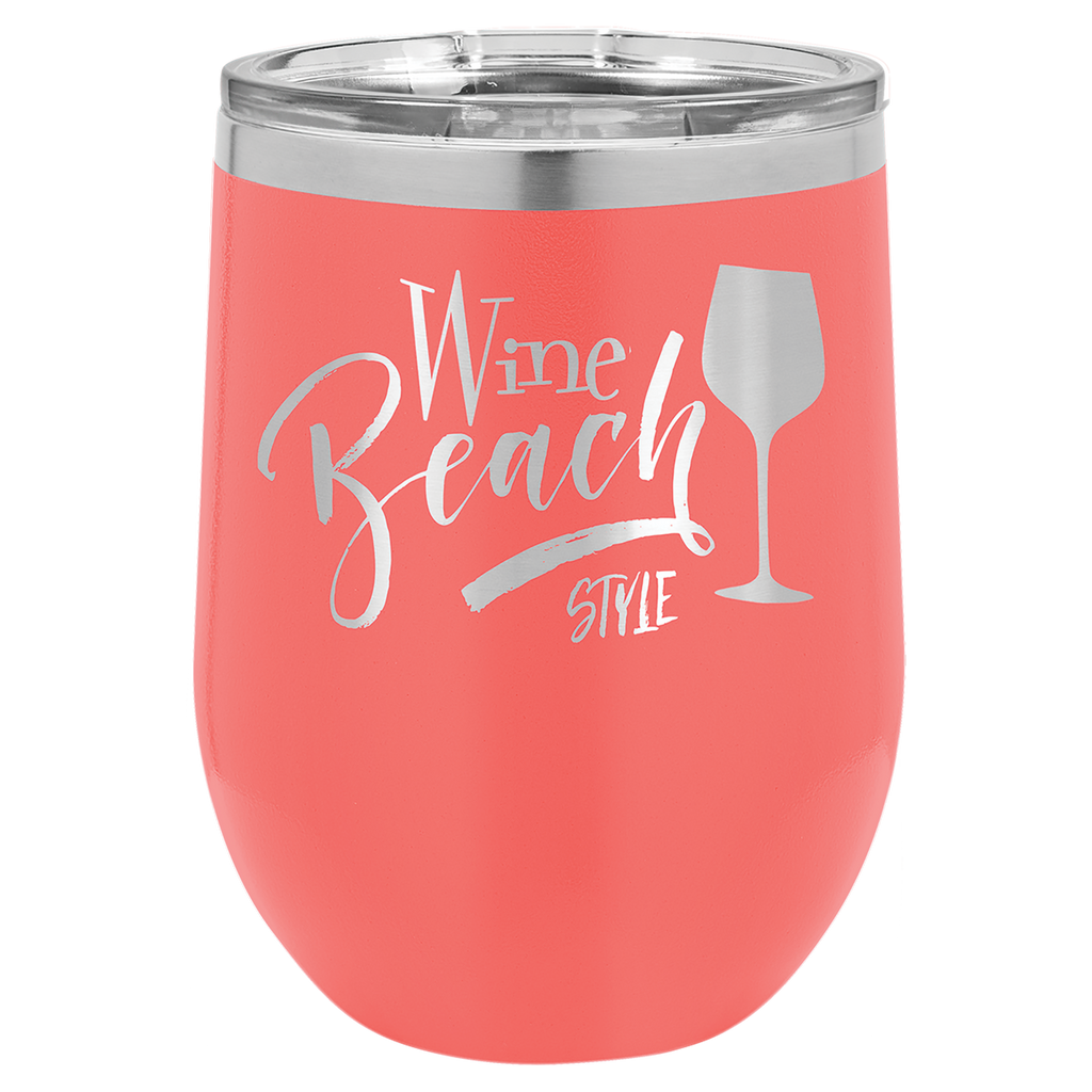 12oz insulated stemless wine tumbler